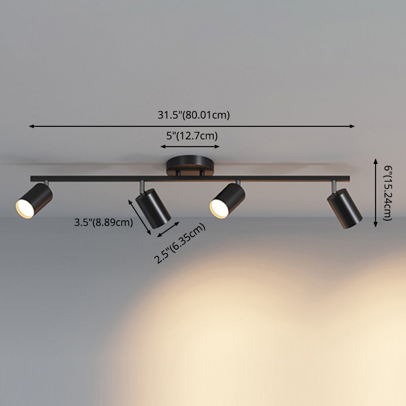 Moderno binario Illuminazione Minimalista Stile Superficie Montato e Regolabile Ferro Downlight per Soggiorno Casa senza Luce Principale