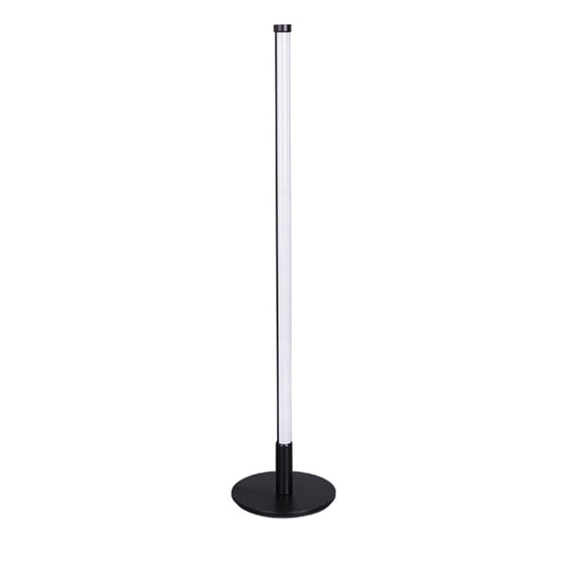 Metal Stick Shade RGB Night Lamp Simplicity LED Black Table Lighting for Bedroom