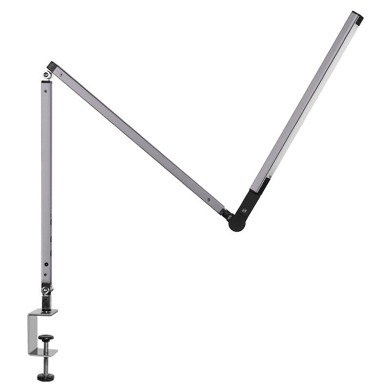 3-Arm Linear LED Task Light Minimalist Metal Office Desk Lamp with U Shaped Clamp