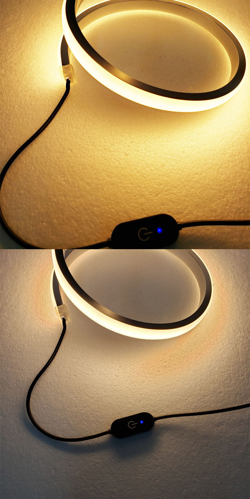 Lampada da notte a LED per camera da letto in metallo Semplicità creativa da comodino a forma di serpente