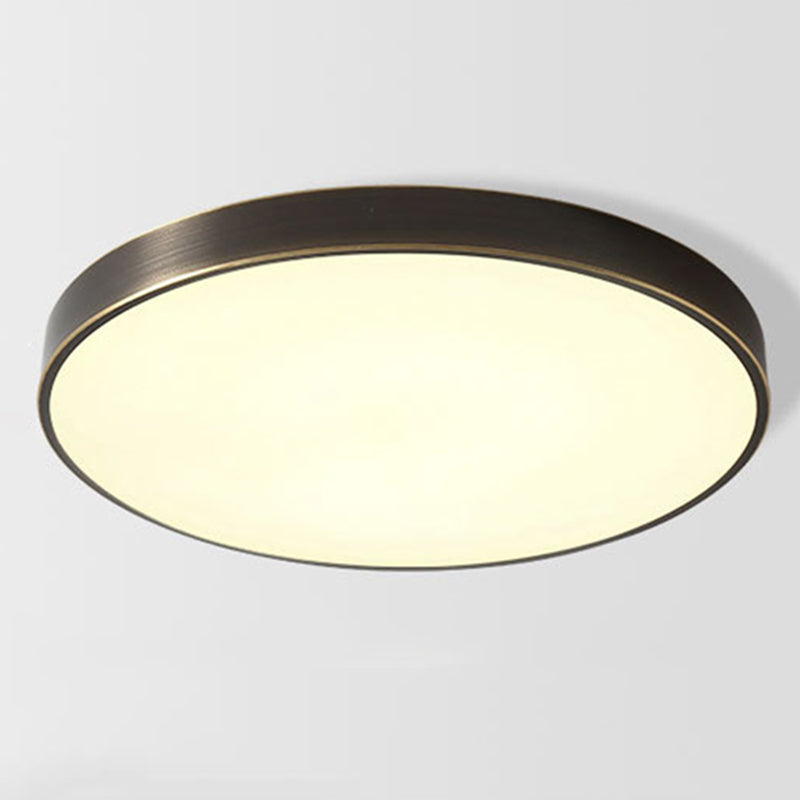 Modern Minimalist Metal Flush Mount Deckenleuchte Runde Form LED Flush Mount Lighting for Bedroom