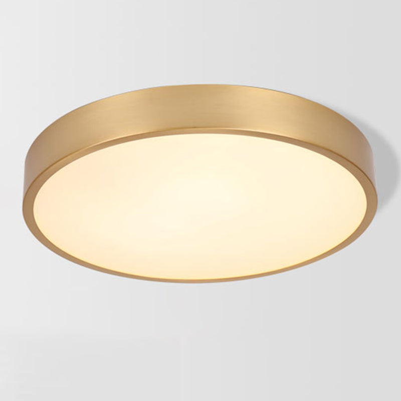 Modern Minimalist Metal Flush Mount Deckenleuchte Runde Form LED Flush Mount Lighting for Bedroom