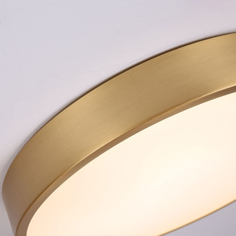 Modern Minimalist Metal Flush Mount Deckenleuchte Runde Form LED Flush Mount Lighting for Bedroom