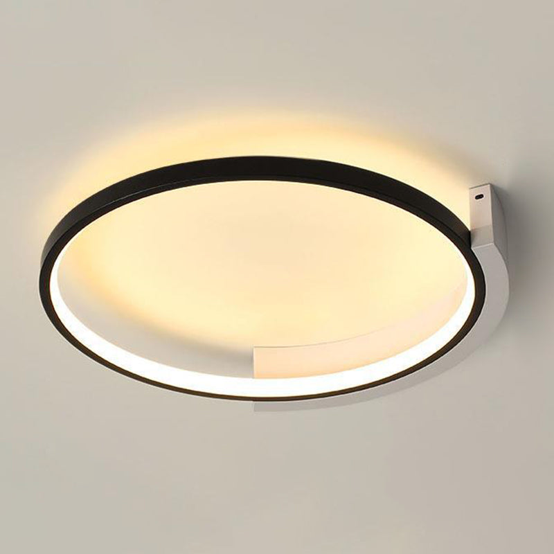Arch-ronde Mount Light Fixtures Metal Modern Simplicity Flush Ceiling Light Fixtures for Bedroom