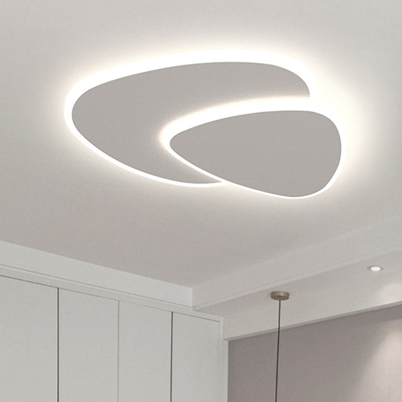 Stone Flush Mount Light Fixtures Acrylic Minimalist Flush Mount Ceiling Light for Bedroom