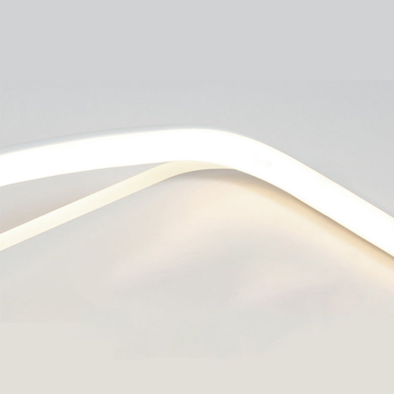 Fixation de la lumière du Square Fixtures de lumière Acrylique Simplicité moderne Simplicité-Fixation du Mont Light pour la chambre