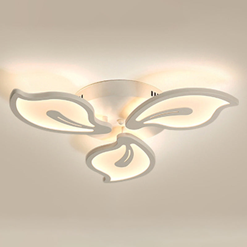 Modern Semi Flush Mounted Ceiling Led Lights Multi-head Acrylic Semi Flush Mounted Ceiling Led Lights