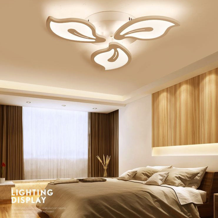 Modern Semi Flush Mounted Ceiling Led Lights Multi-head Acrylic Semi Flush Mounted Ceiling Led Lights