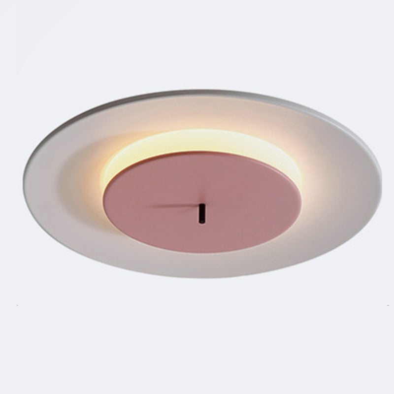 Dubbele ringen plafondinbouwlampen Modern acryl 1-lichts plafondlamp
