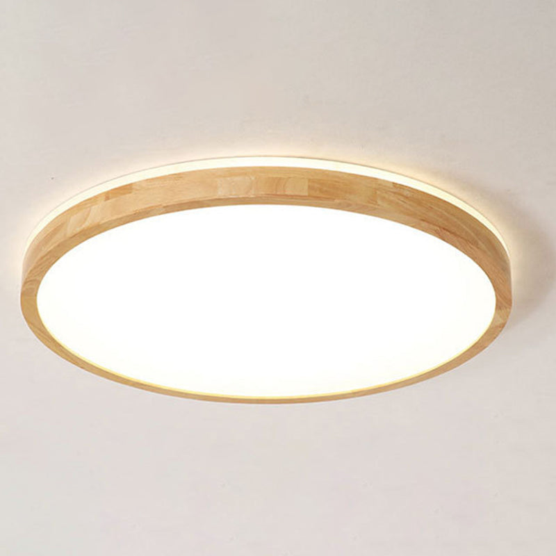 Moderne inbouw plafondverlichtingsarmaturen Houten plafondlamp