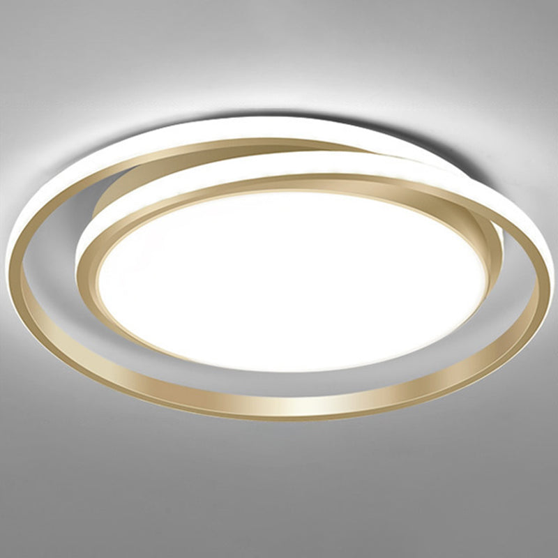 Modern Minimalist Metal Flush Mount Deckenleuchte Runde Form LED Flush Mount Lighting for Bedroom