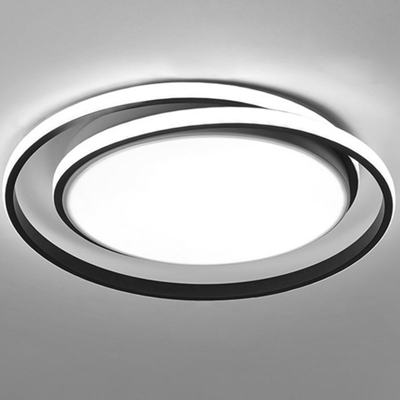 Modern Minimalist Metal Flush Mount Deckenleuchte Runde Form LED Flush Mount Lighting for Bedroom