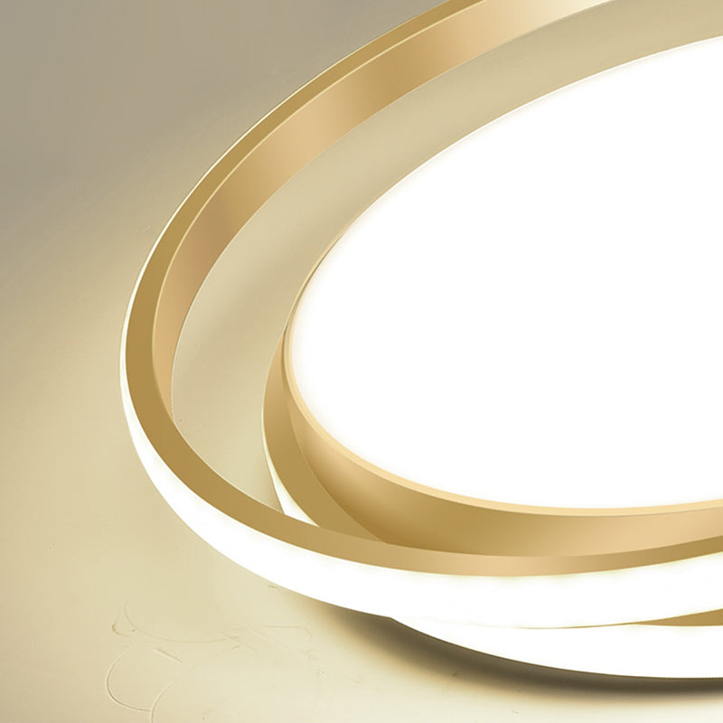 Modern Minimalist Metal Flush Mount Deckenleuchte Runde Form LED Flush Mount Lighting for Bedroom