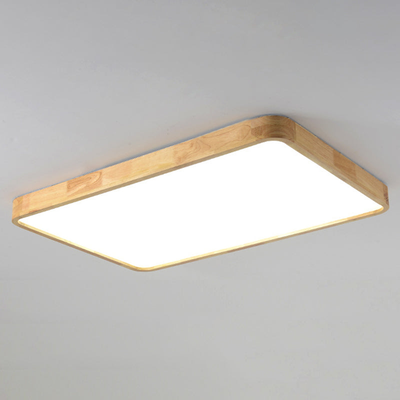 Moderne inbouw plafondverlichtingsarmaturen Houten plafondlamp