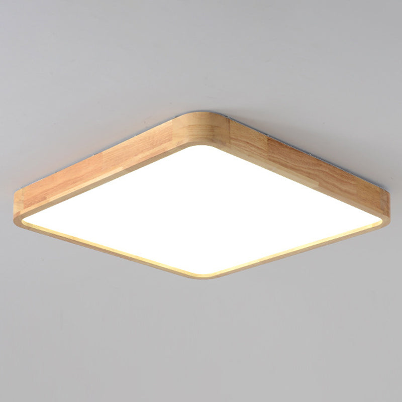 Moderne inbouw plafondverlichtingsarmaturen Houten plafondlamp