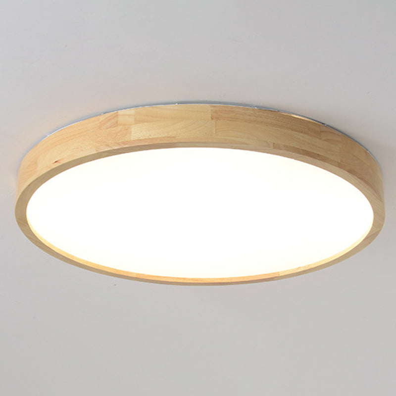 Moderne inbouw plafondverlichtingsarmaturen Houten plafondlamp