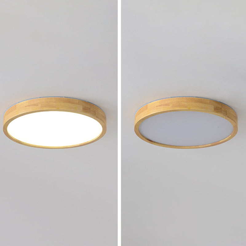 Moderne inbouw plafondverlichtingsarmaturen Houten plafondlamp