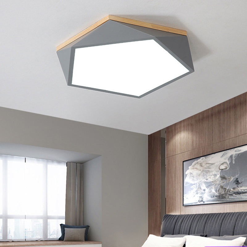 Macarons nordiques Lampombre acrylique Sécheresse Sidérurgie LED Lumière à la lumière