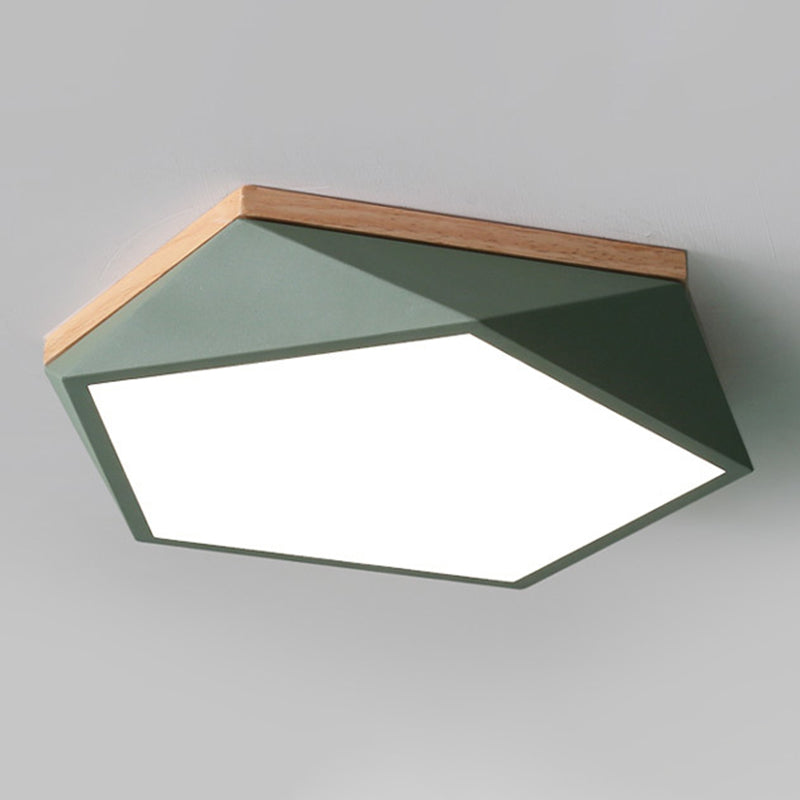 Macarons nordiques Lampombre acrylique Sécheresse Sidérurgie LED Lumière à la lumière