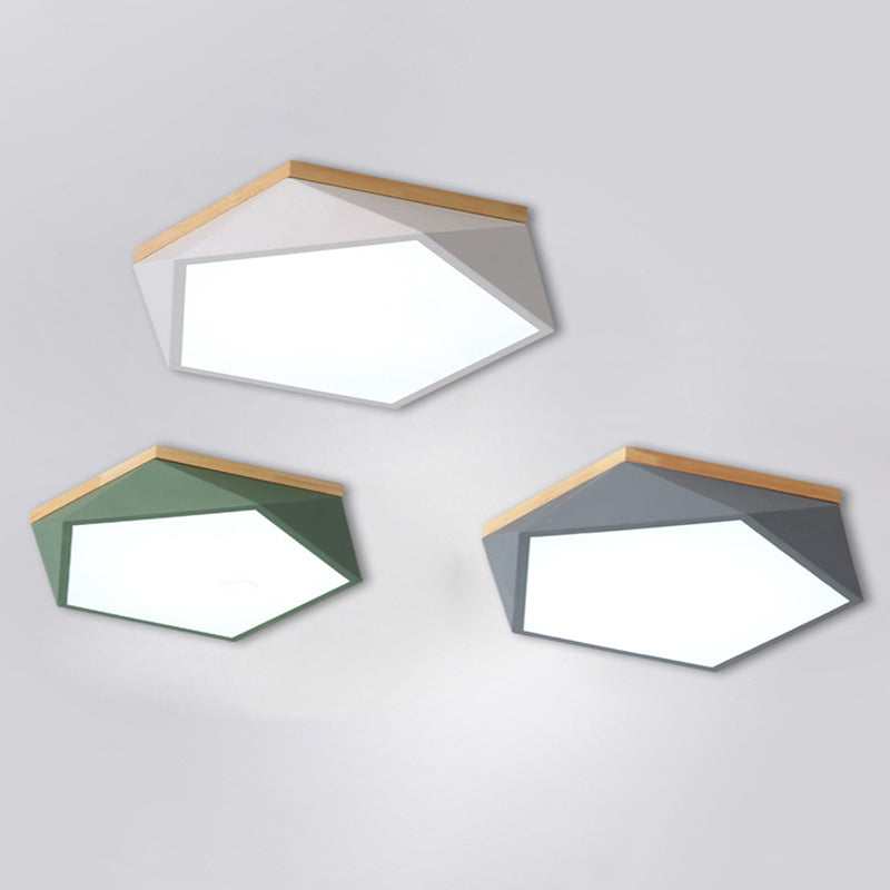 Macarons nordiques Lampombre acrylique Sécheresse Sidérurgie LED Lumière à la lumière