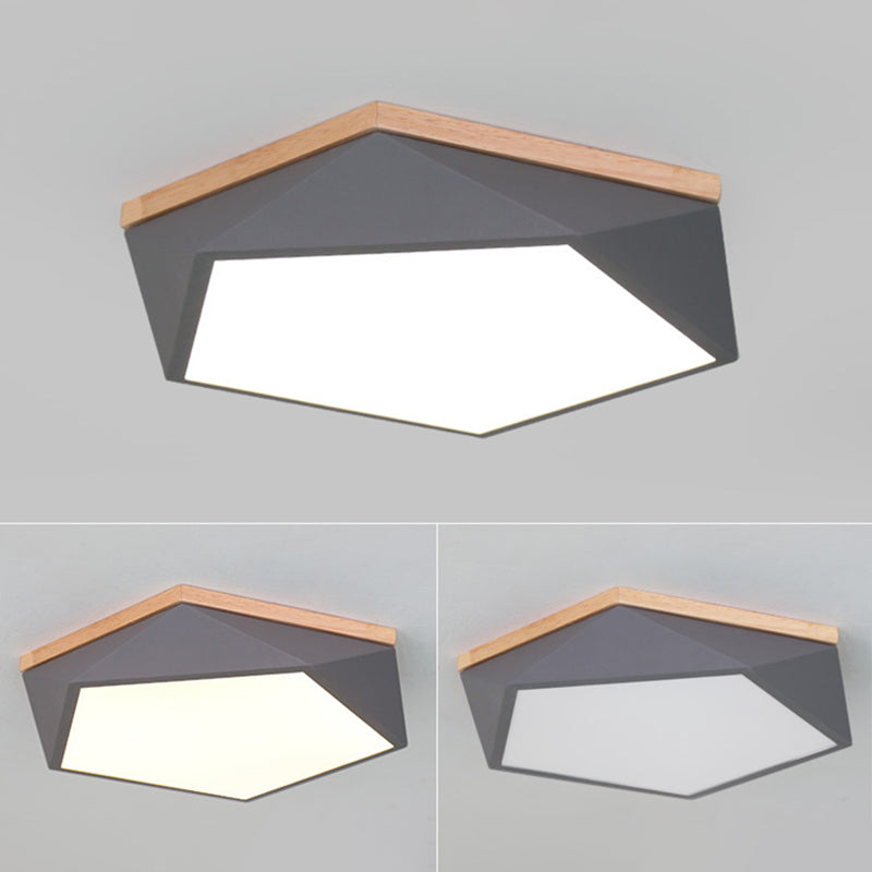 Macarons nordiques Lampombre acrylique Sécheresse Sidérurgie LED Lumière à la lumière