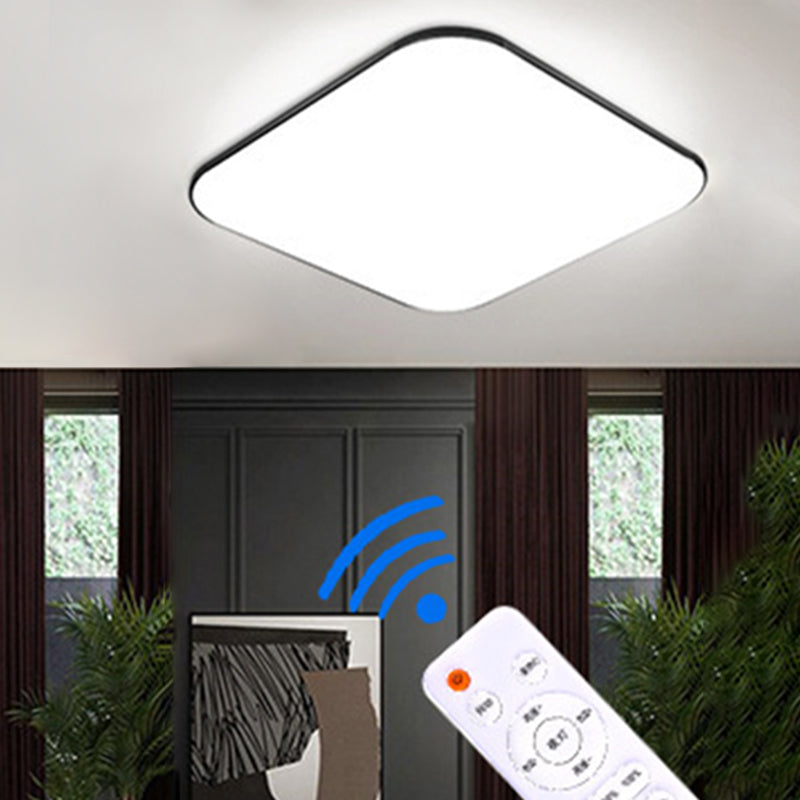 Modern Square Flush Mount Lighting Fixtures Acrylique Flushmont