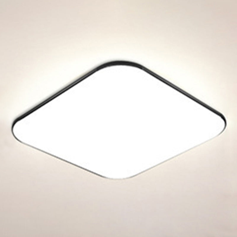 Modern Square Flush Mount Lighting Fixtures Acrylique Flushmont