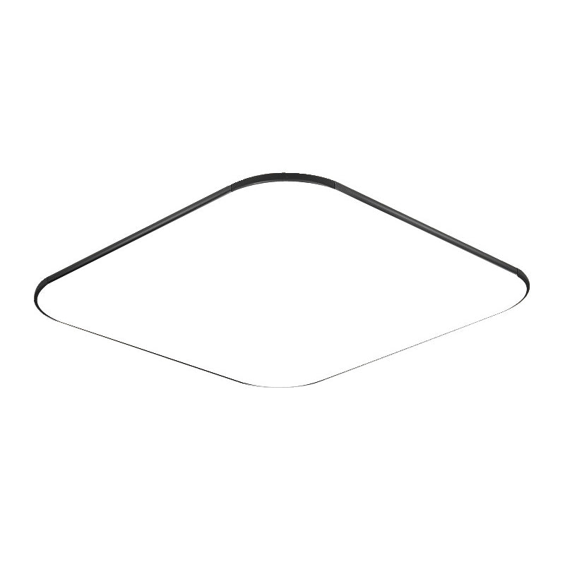 Modern Square Flush Mount Lighting Fixtures Acrylic Flushmont