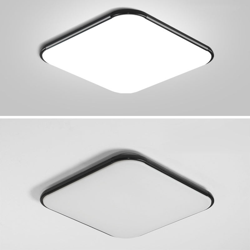 Modern Square Flush Mount Lighting Fixtures Acrylique Flushmont
