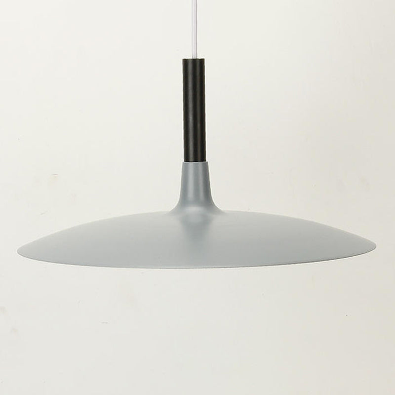 Untertasse Nordic Style Pendelleuchte Lampe Metall 1 Glühbirne Esszimmer Deckenhängung Licht