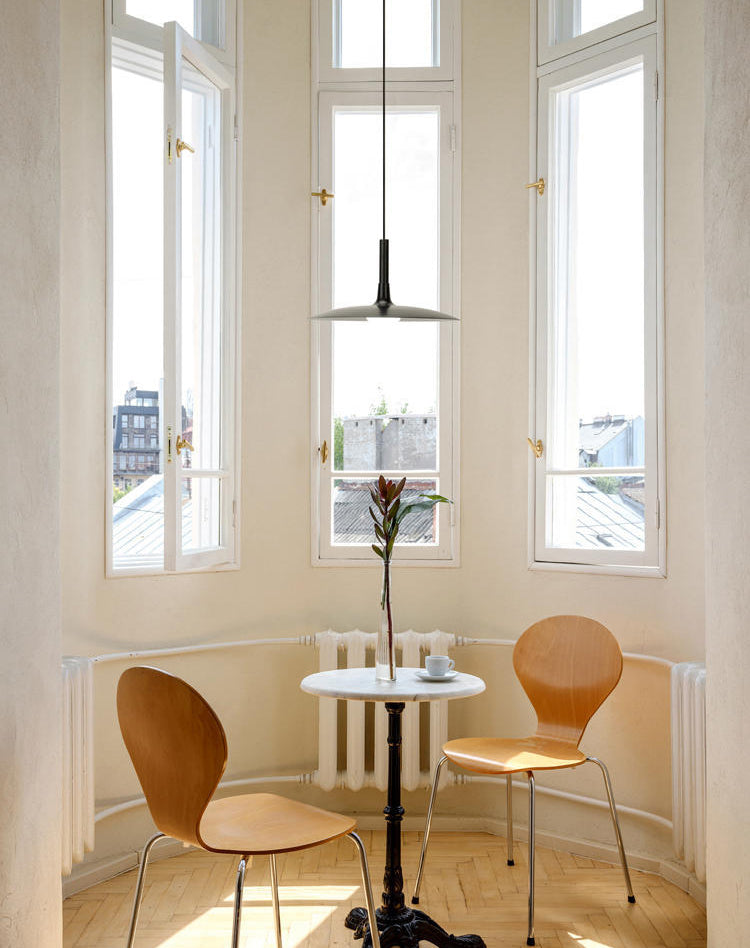 Untertasse Nordic Style Pendelleuchte Lampe Metall 1 Glühbirne Esszimmer Deckenhängung Licht