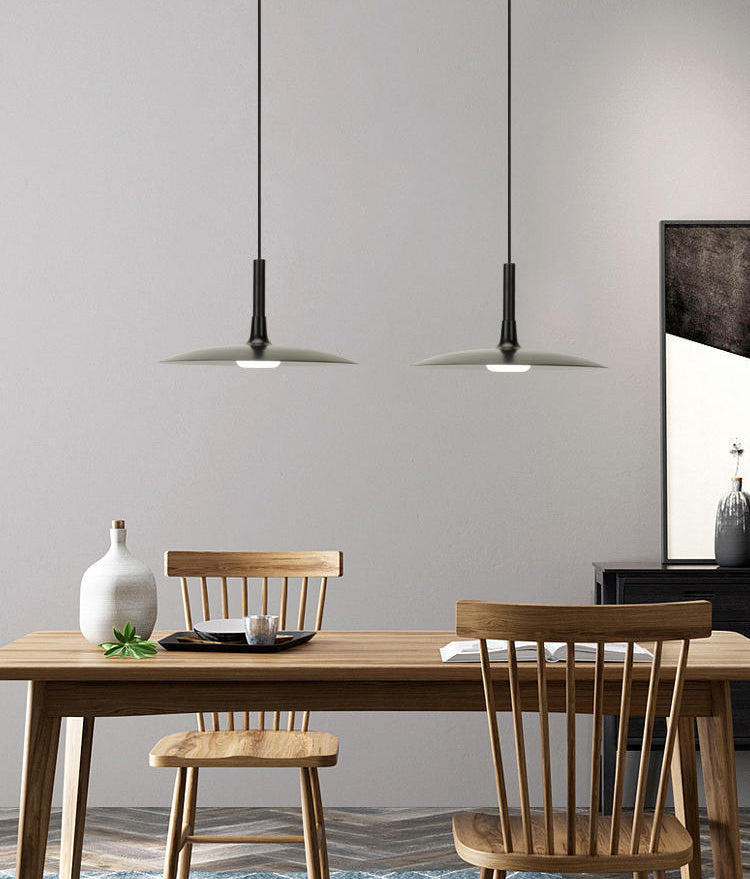 Untertasse Nordic Style Pendelleuchte Lampe Metall 1 Glühbirne Esszimmer Deckenhängung Licht