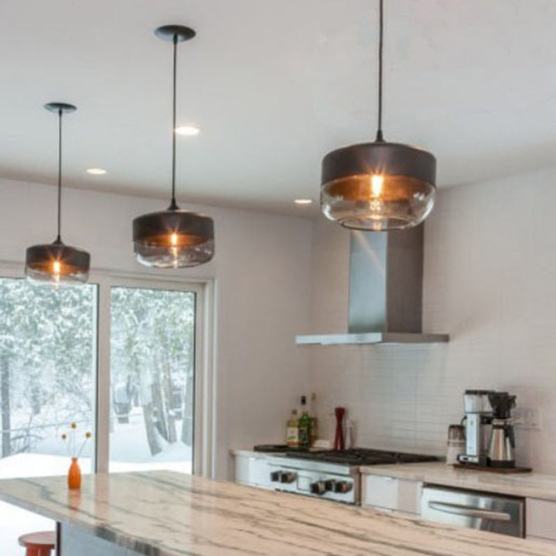 1 luminaires suspendus légers de style rétro de style industriel suspendu pour bar