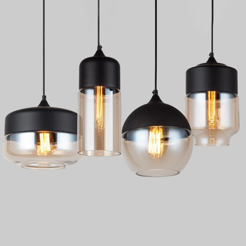 1 luminaires suspendus légers de style rétro de style industriel suspendu pour bar