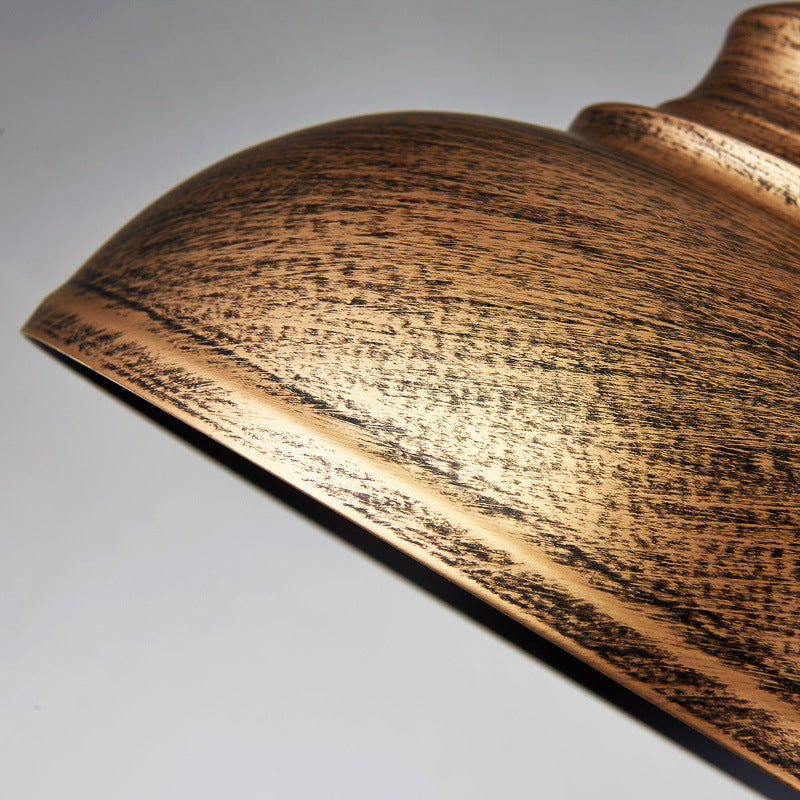 1 Luci da soffitto a forma di cupola a forma di luce in stile industriale lampade sospese in metallo per il ristorante