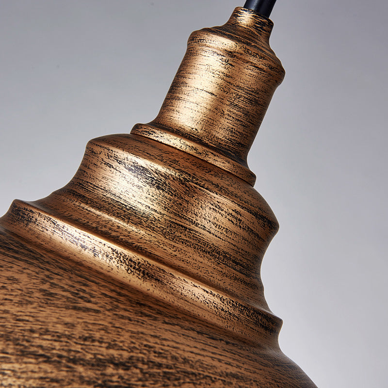 1 Luci da soffitto a forma di cupola a forma di luce in stile industriale lampade sospese in metallo per il ristorante