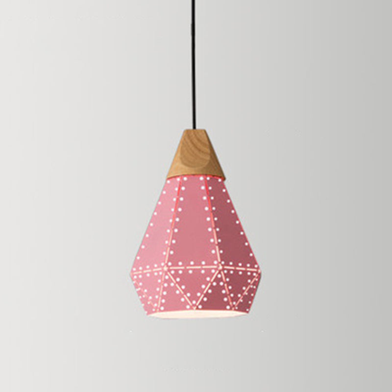 Modern Geometric Pendant Light Metal 1 Light Pendant