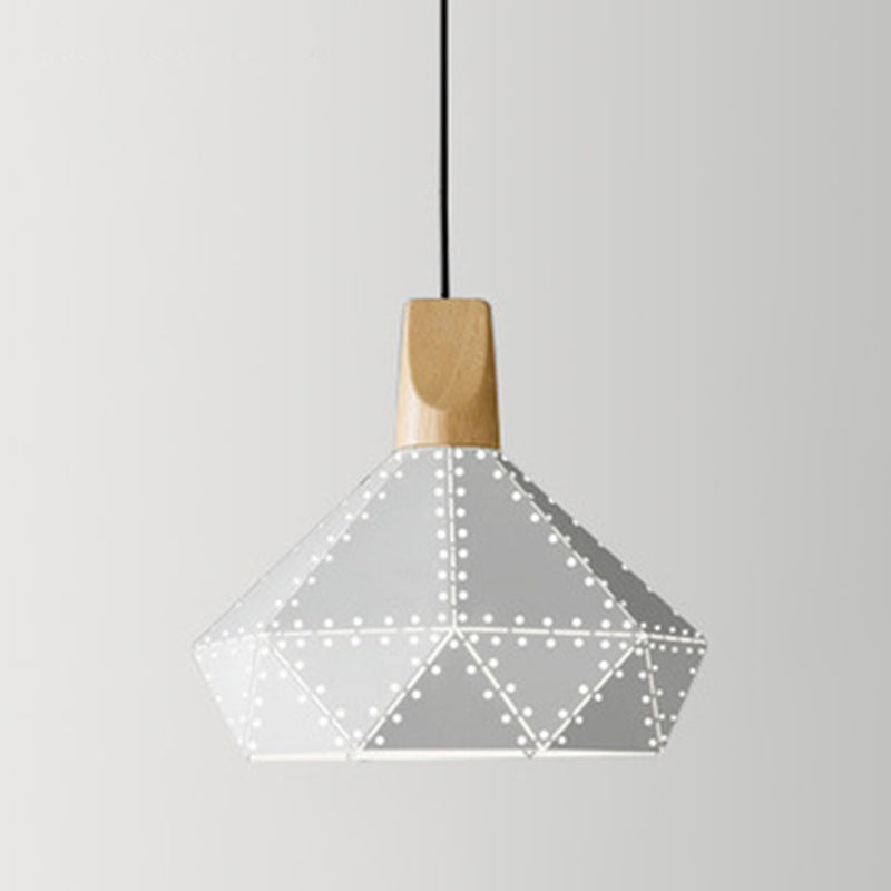 Modern Geometric Pendant Light Metal 1 Light Pendant