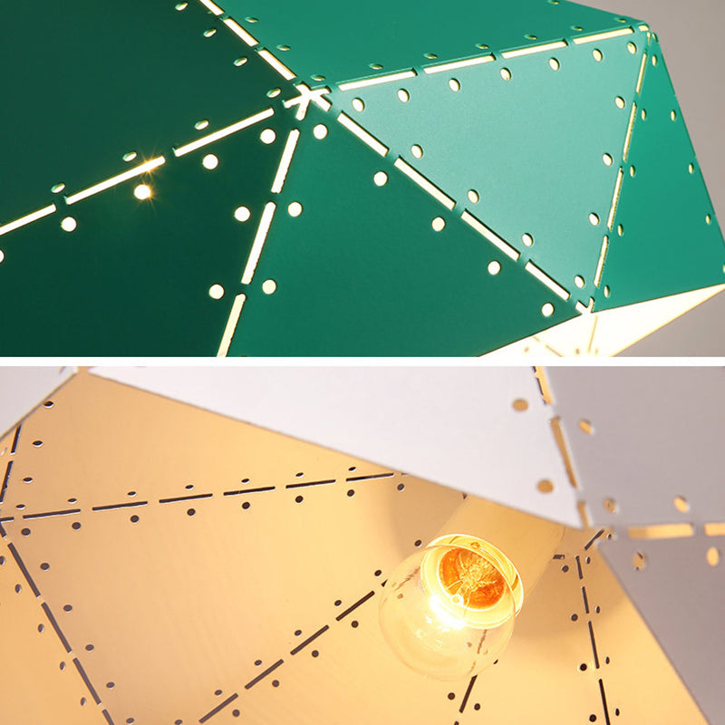 Modern Geometric Pendant Light Metal 1 Light Pendant