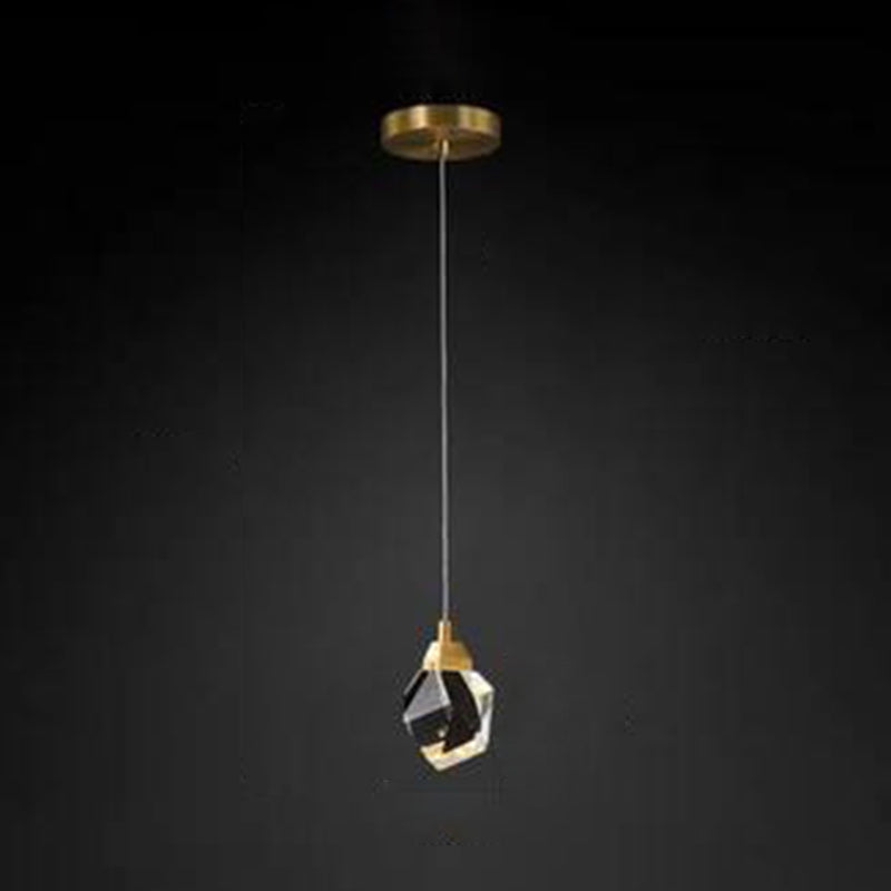 Modern Geometric Pendant Lighting Fixtures Crystal Pendant Lamp
