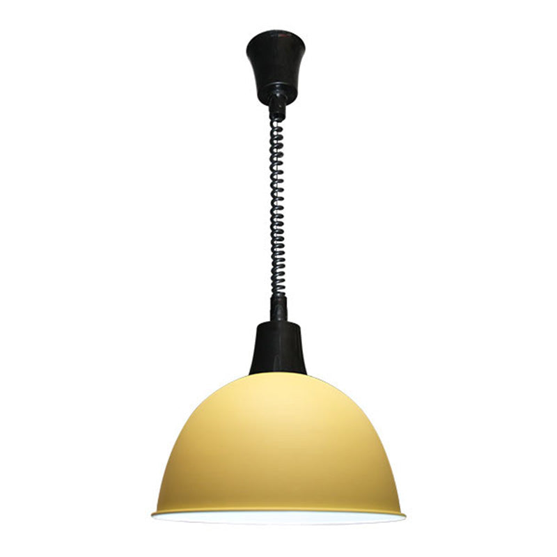 Accesorio de iluminación colgante de domo de metal estilo nórdico lámpara de techo colgante para comedor