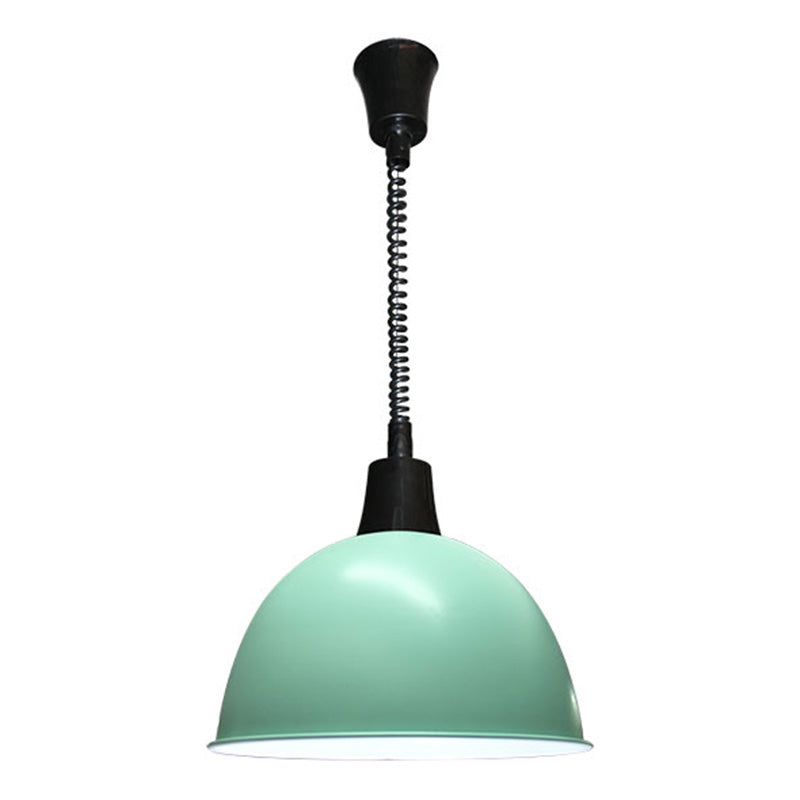 Accesorio de iluminación colgante de domo de metal estilo nórdico lámpara de techo colgante para comedor