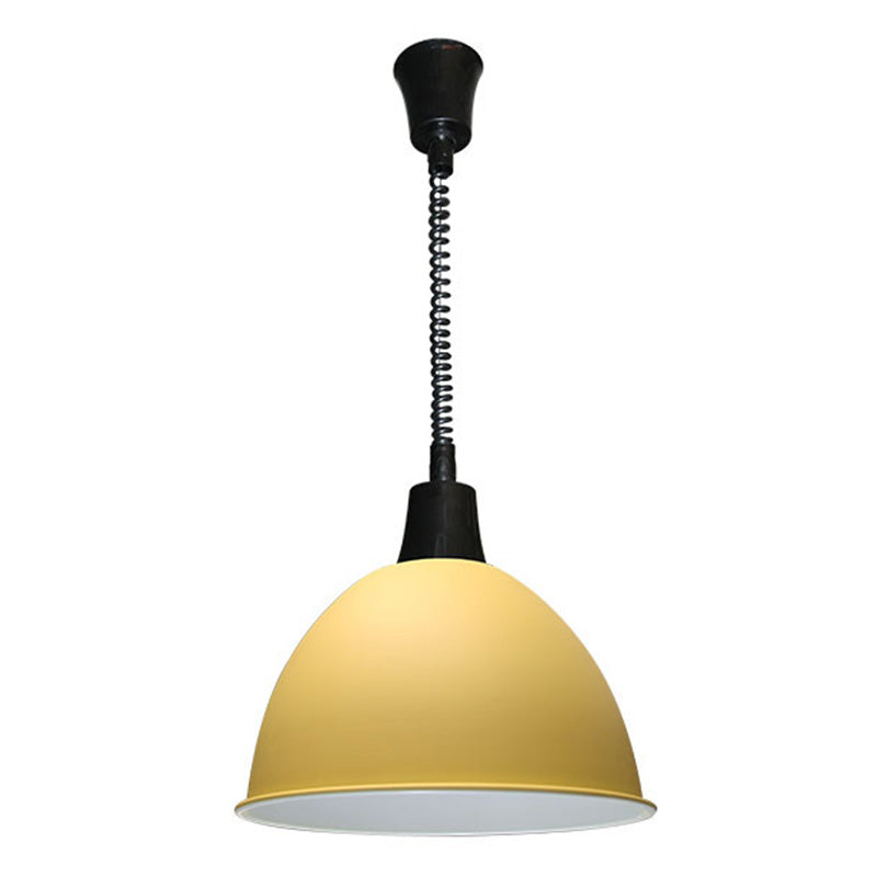 Accesorio de iluminación colgante de domo de metal estilo nórdico lámpara de techo colgante para comedor