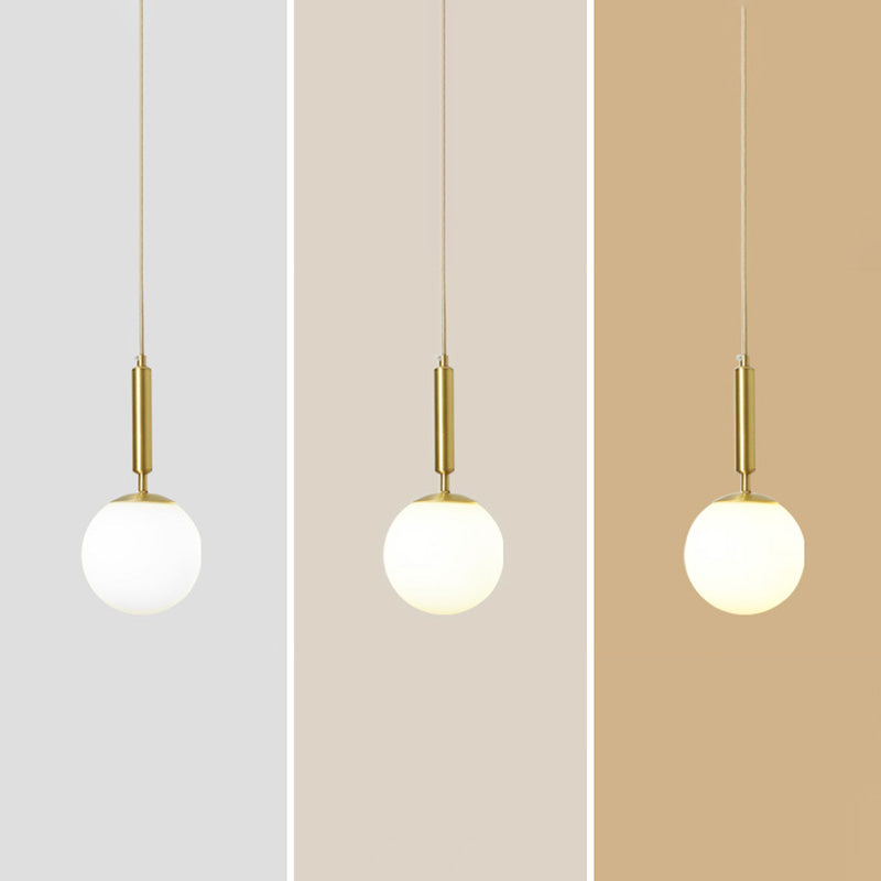 Globale hängende Leuchten modernes Glas 1 Lichtheizlicht Lichter
