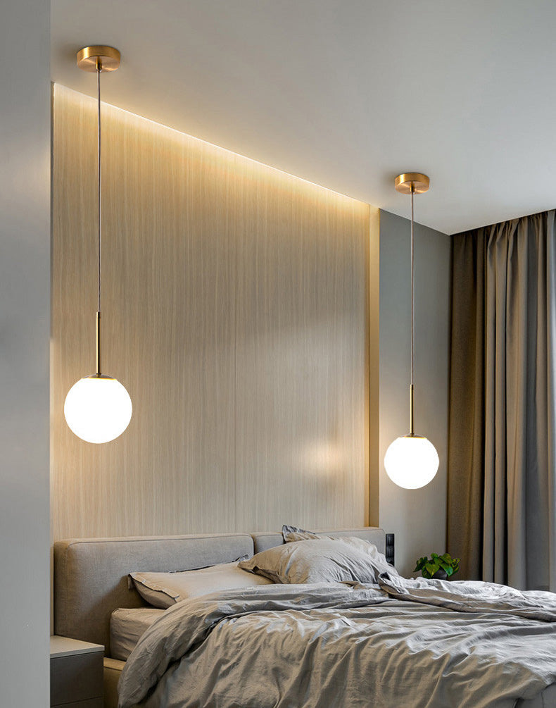 Globale hängende Leuchten modernes Glas 1 Lichtheizlicht Lichter