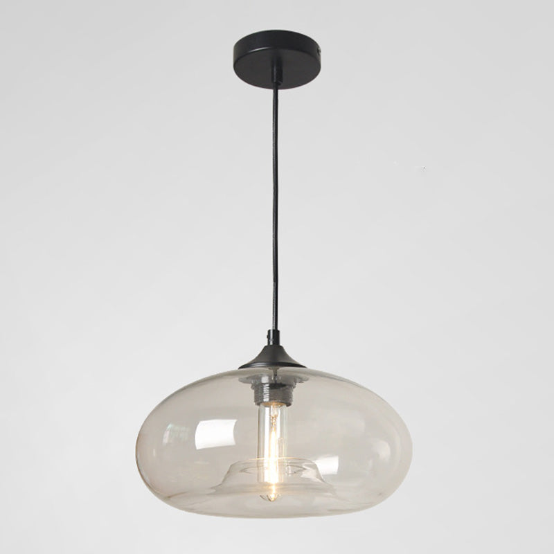 Zeitgenössischer Stil schattierter Anhänger Leuchte Leuchte Glas Esszimmer Anhänger Licht Kit