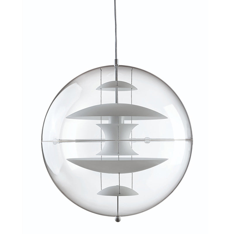 Spherical Ceiling Pendant Light Simplicity Style Glass Pendant Light for Restaurant