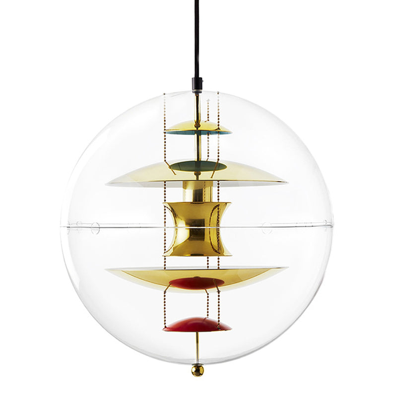 Spherical Ceiling Pendant Light Simplicity Style Glass Pendant Light for Restaurant
