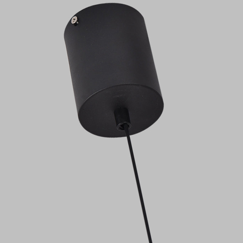 Linearer LED -Anhänger Minimalistischer Aluminium -Nacht