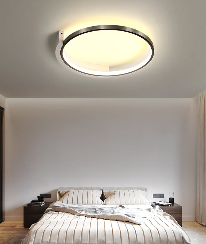 Arch-ronde Mount Light Fixtures Metal Modern Simplicity Flush Ceiling Light Fixtures for Bedroom